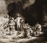 christ heals the sick - Durand