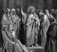 christ in the synagogue - Dore