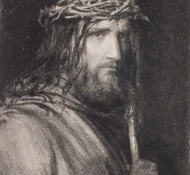 christ with a crown of thorns - Bloch 2