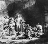 jesus preaching - Rembrandt