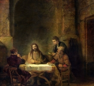 supper at emmaus - Rembrandt