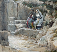 two marys watch the tomb - Tissot